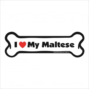 maltese bone magnet