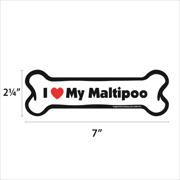 Maltipoo Bone Magnet - Image 2