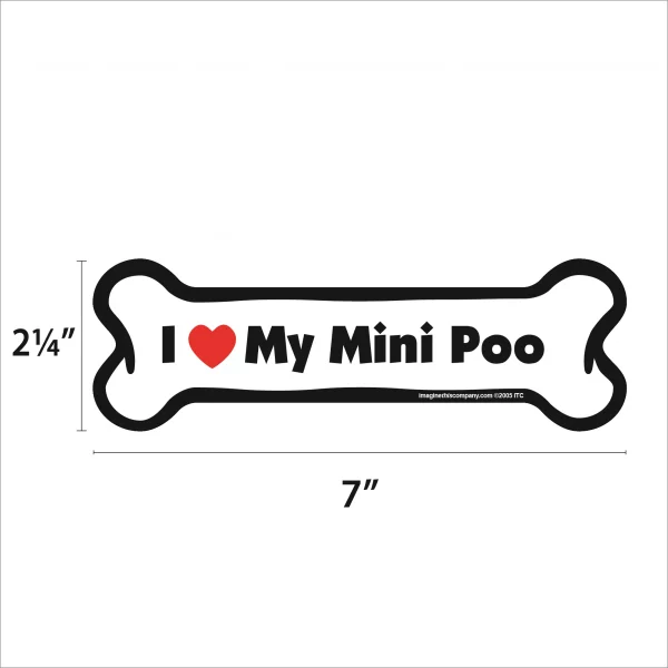 Mini-Poo Bone Magnet - Image 2