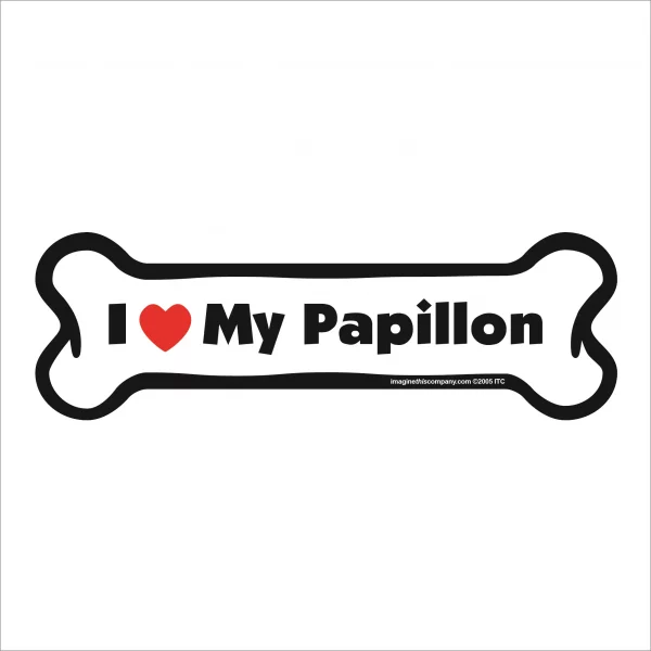 papillon bone magnet
