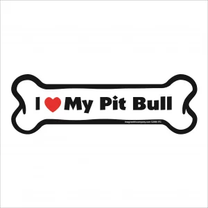 pit bull bone magnet