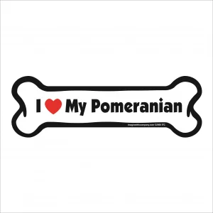 pomeranian bone magnet