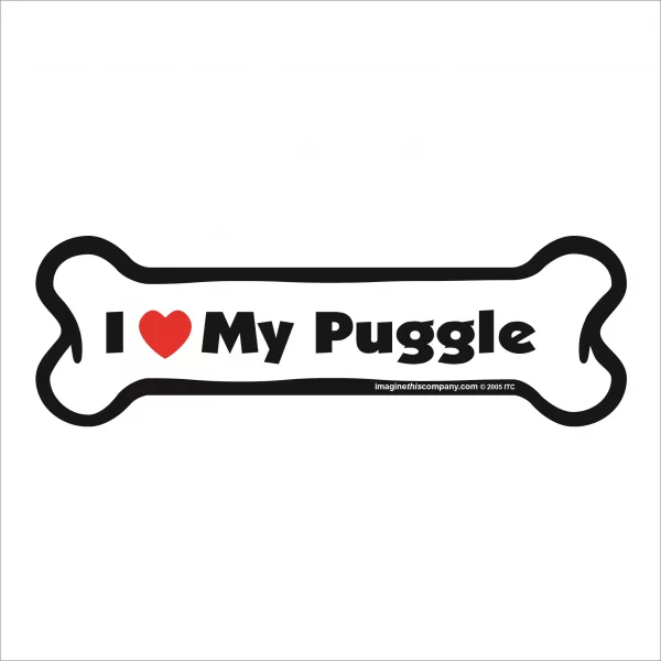 puggle bone magnet