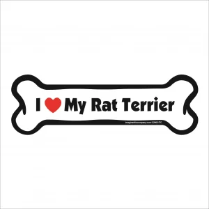rat terrier bone magnet