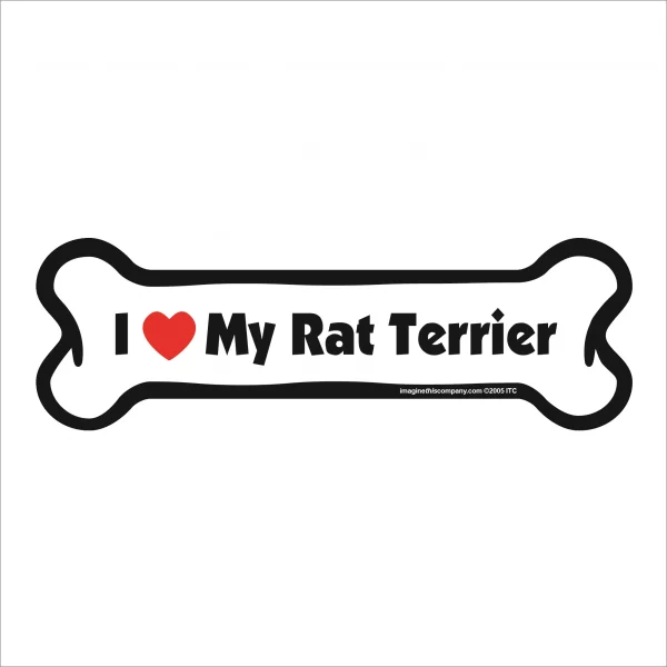 rat terrier bone magnet