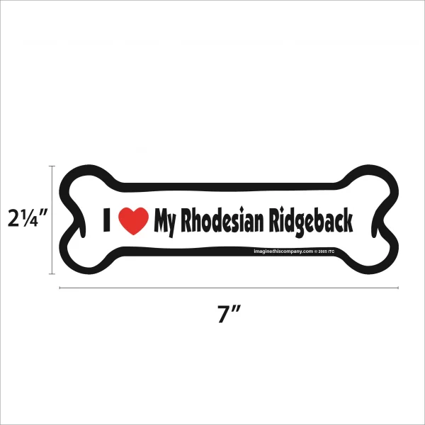 Rhodesian Ridgeback Bone Magnet - Image 2