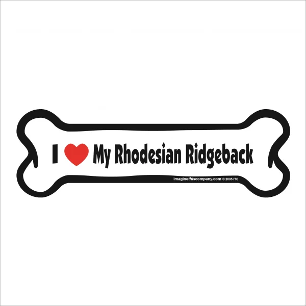 rhodesian ridgeback bone magnet