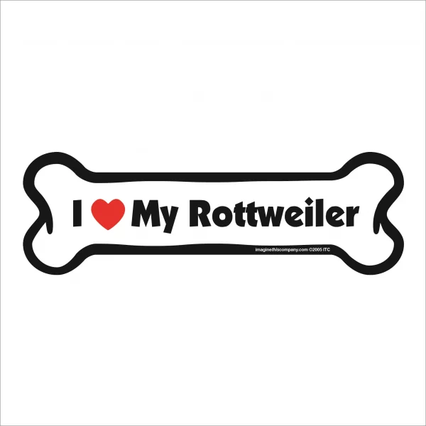 rottweiler bone magnet