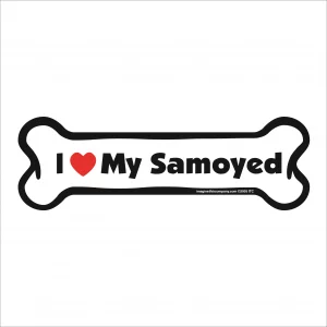 samoyed bone magnet