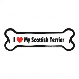 scottish terrier bone magnet
