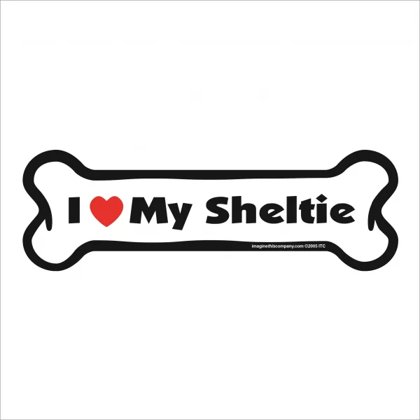 sheltie bone magnet