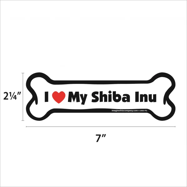 Shiba Inu Bone Magnet - Image 2