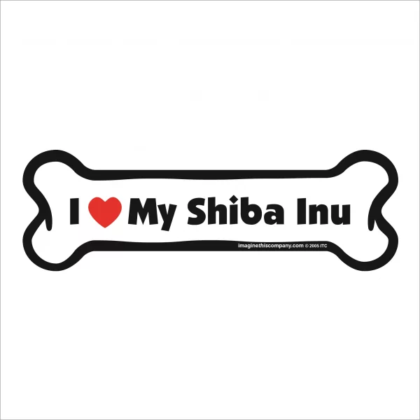 shiba inu bone magnet