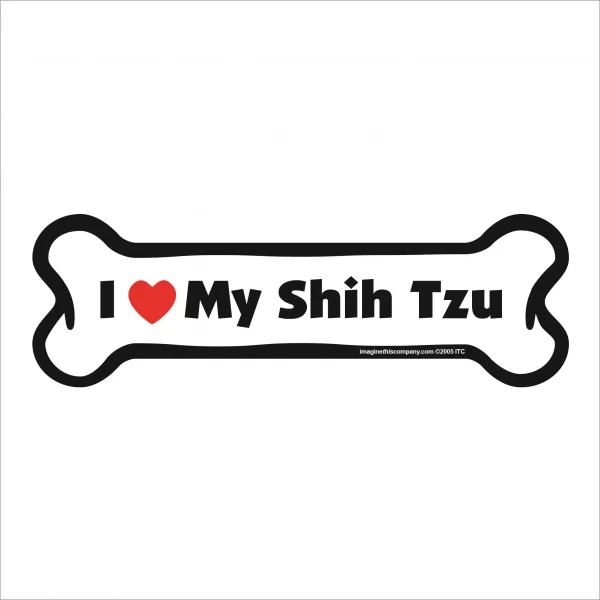 shih-tzu bone magnet