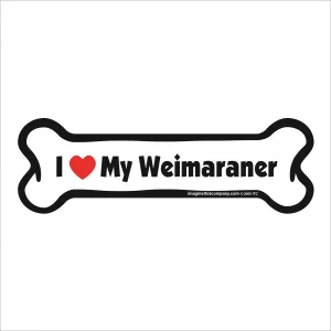weimaraner bone magnet