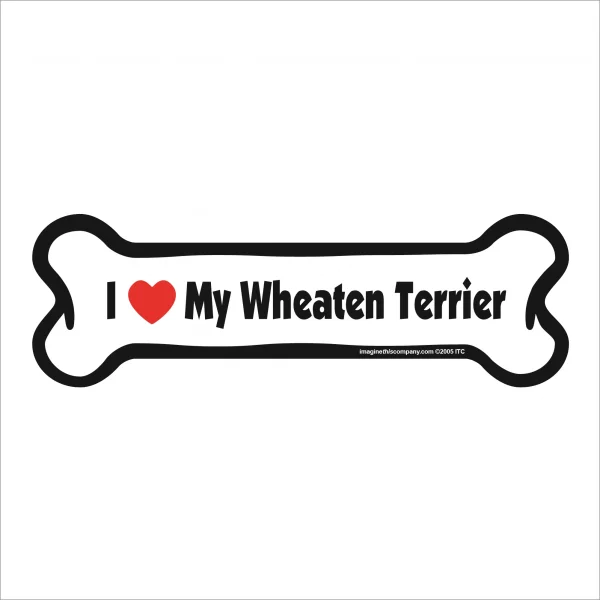 wheaten terrier bone magnet