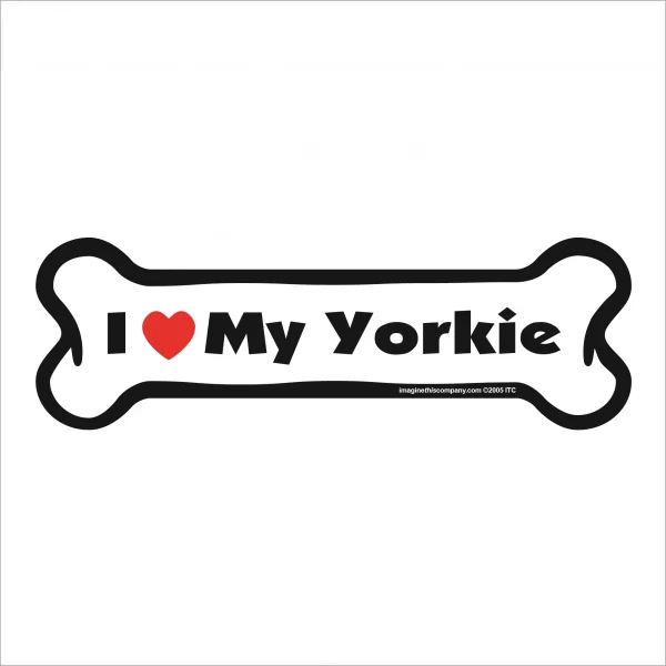 yorkie bone magnet