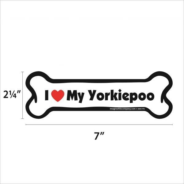 Yorkiepoo Bone Magnet - Image 2