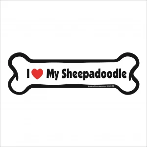 sheepadoodle bone magnet