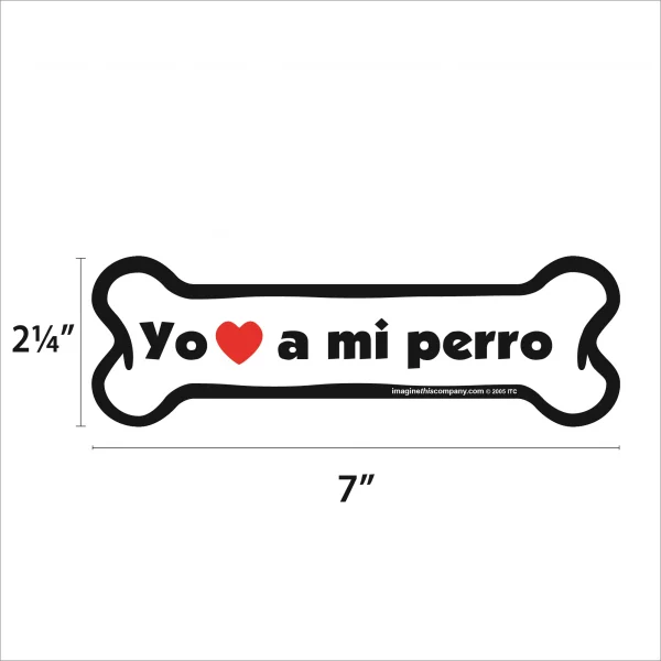 Yo amo a mi perro Bone Magnet - Image 2