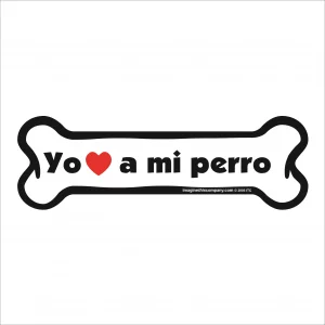 Yo amo a mi perro Bone Magnet