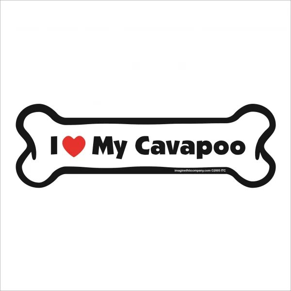 cavapoo bone magnet
