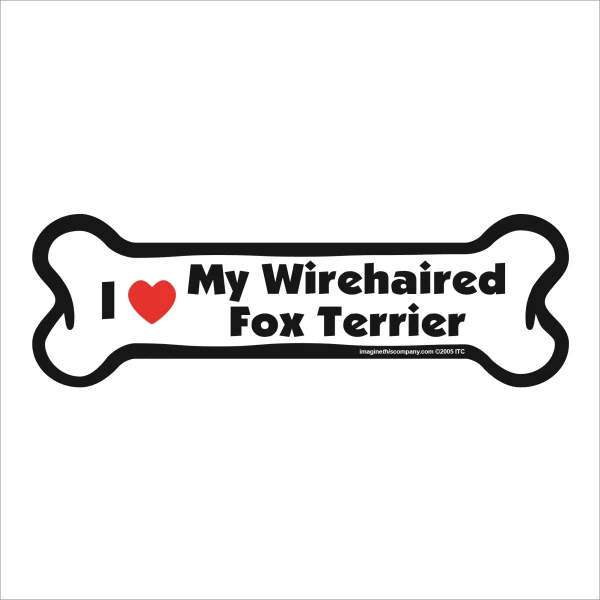 wirehaired fox terrier bone magnet
