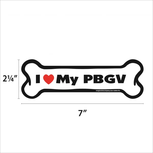 PBGV Bone Magnet - Image 2