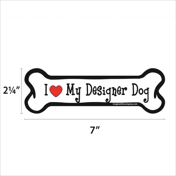 Designer Dog Bone Magnet - Image 2