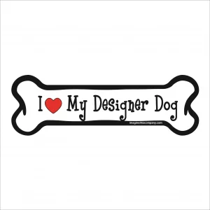 designer dog bone magnet