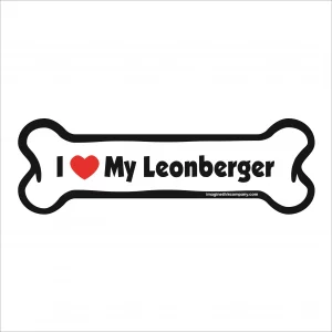 leonberger bone magnet