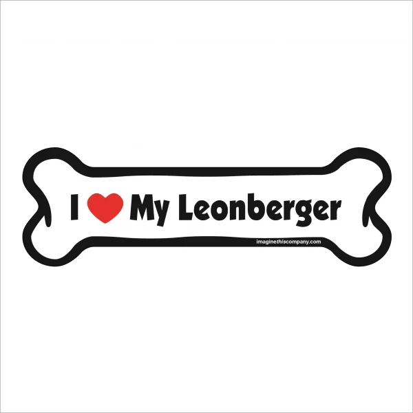 leonberger bone magnet