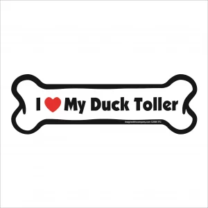 duck toller bone magnet