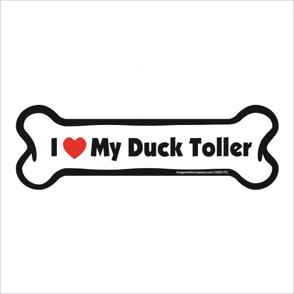 duck toller bone magnet