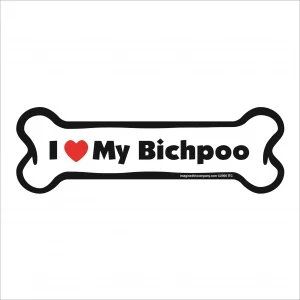 bichpoo bone magnet
