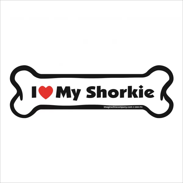 shorkie bone magnet