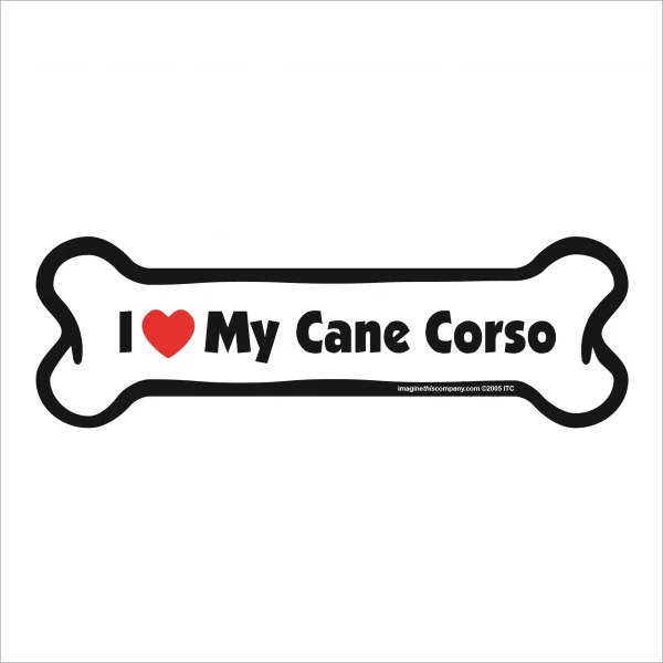 cane corso bone magnet