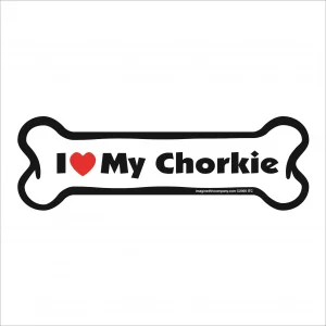 chorkie bone magnet