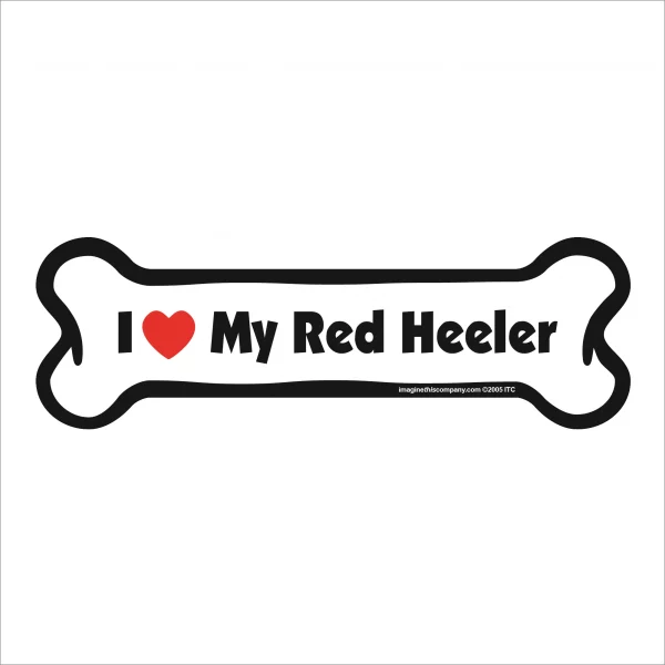 red heeler bone magnet