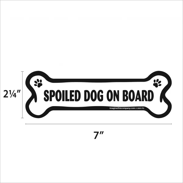 Spoiled Dog On Board Bone Magnet - Image 2