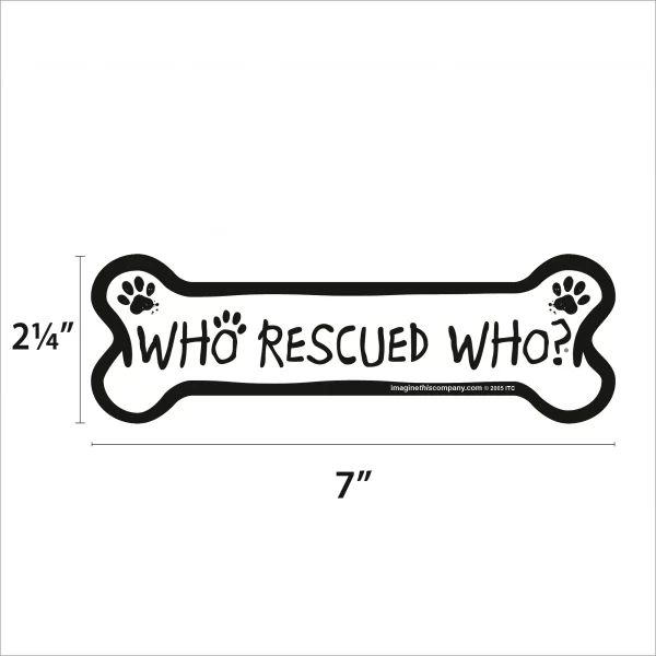 Who Resscued Who Bone Magnet - Image 2