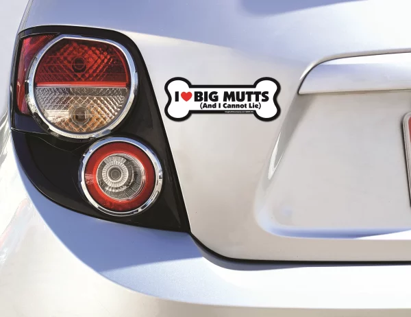 I Like Big Mutts And I Cannot Lie Bone Magnet - Image 3