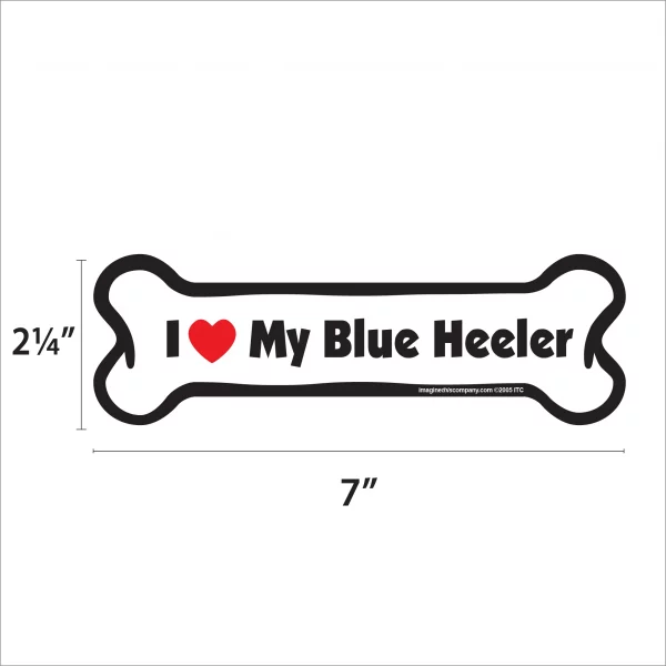 Blue Heeler Bone Magnet - Image 2