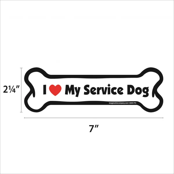 Service Dog Bone Magnet - Image 2