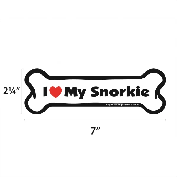 Snorkie Bone Magnet - Image 2