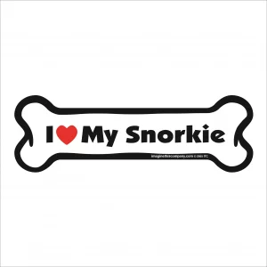 snorkie bone magnet