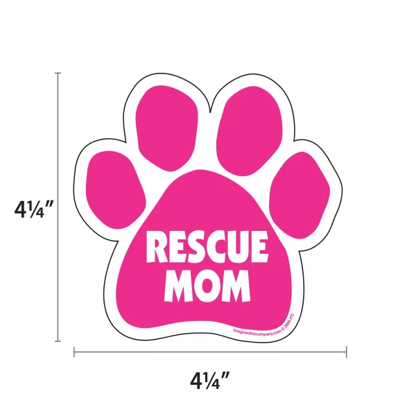 Rescue Mom 2 Pack Window Decals - Image 2
