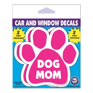 Dog Mom 2 Pack Window Decals