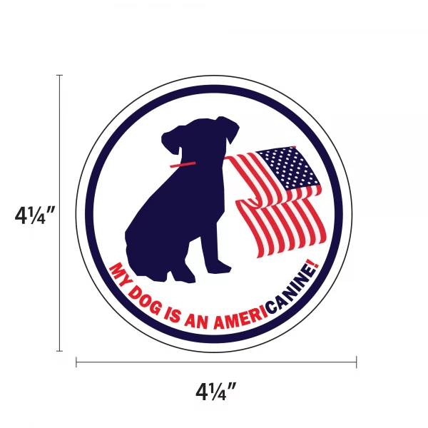 Americanine 2 Pack Window Decals - Image 2