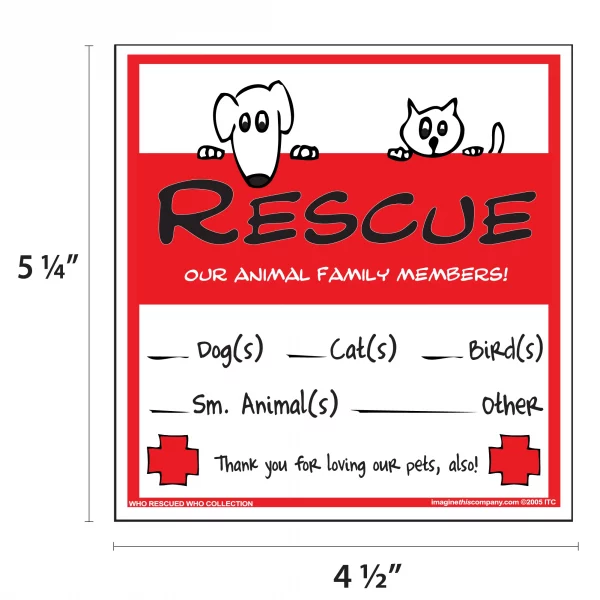 Pet Rescue Decals 2 Pack Family - Image 2